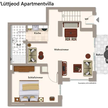 Apartmán Luettjeod Apartmentvilla Luettjeod Apartmentvilla 02 *